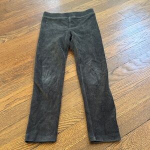 Black Cozy Cord Leggings